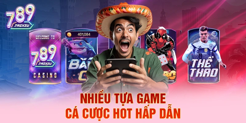 Các trò chơi cá cược hot tại 68win